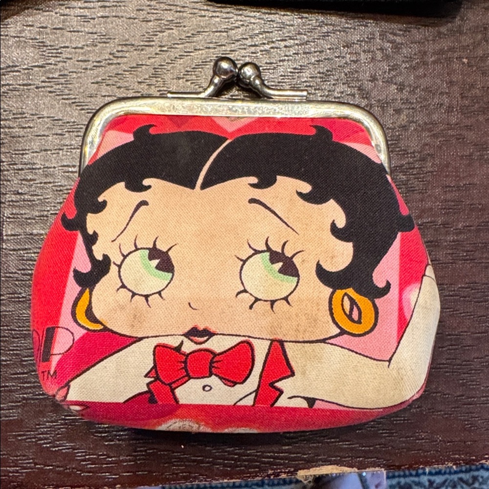 Betty Boop Red Coin Purse